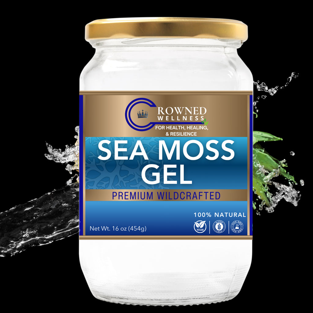Crowned Wellness Sea Moss Gel Premium Wildcrafted