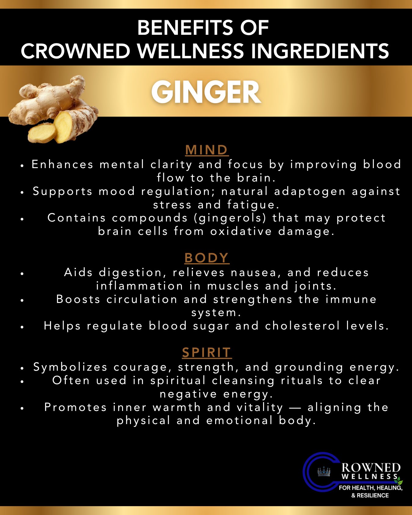 Crowned Wellness Calm & Clarity Refresher Tonic