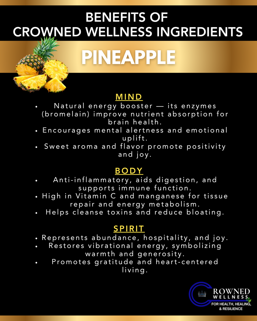 Crowned Wellness Sea Moss Gel Infused, Premium Wildcrafted